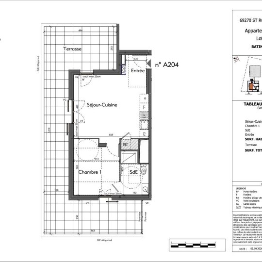  MOULINIER CONSEILS : Appartement | SAINT-ROMAIN-AU-MONT-D'OR (69270) | 41 m2 | 246 767 &euro; 