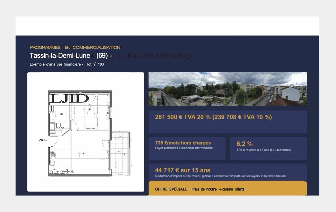 MOULINIER CONSEILS : Appartement | TASSIN-LA-DEMI-LUNE (69160) | 42 m2 | 239 708 &euro; 